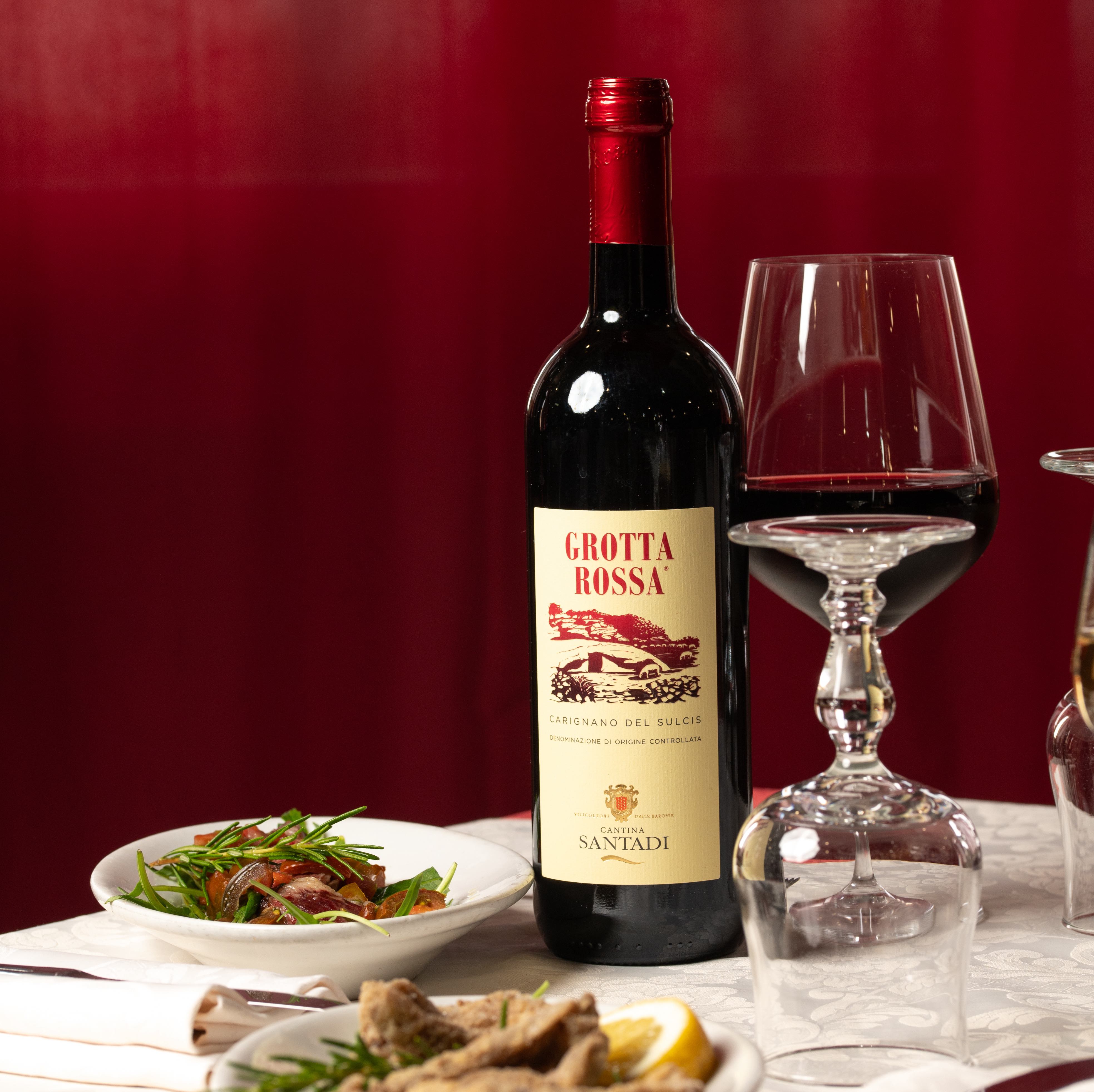 Vino Grotta Rossa della Cantina di Santadi